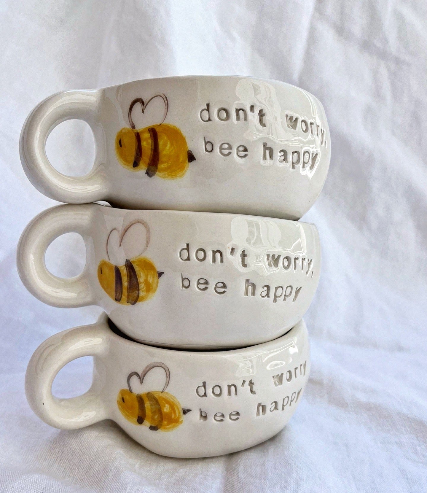 Mug “don’t worry, bee happy”
