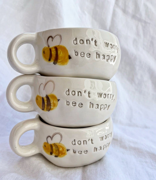 Mug “don’t worry, bee happy”